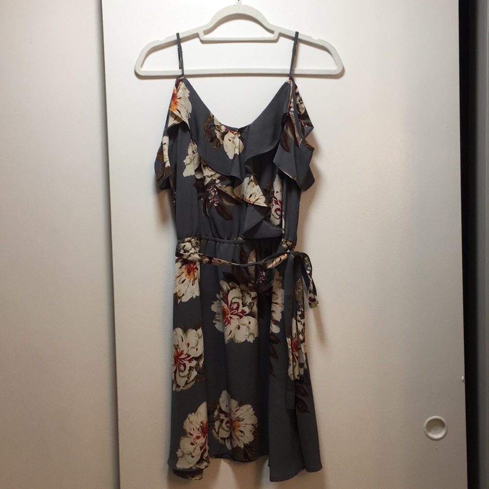 Floral off the shoulder dress